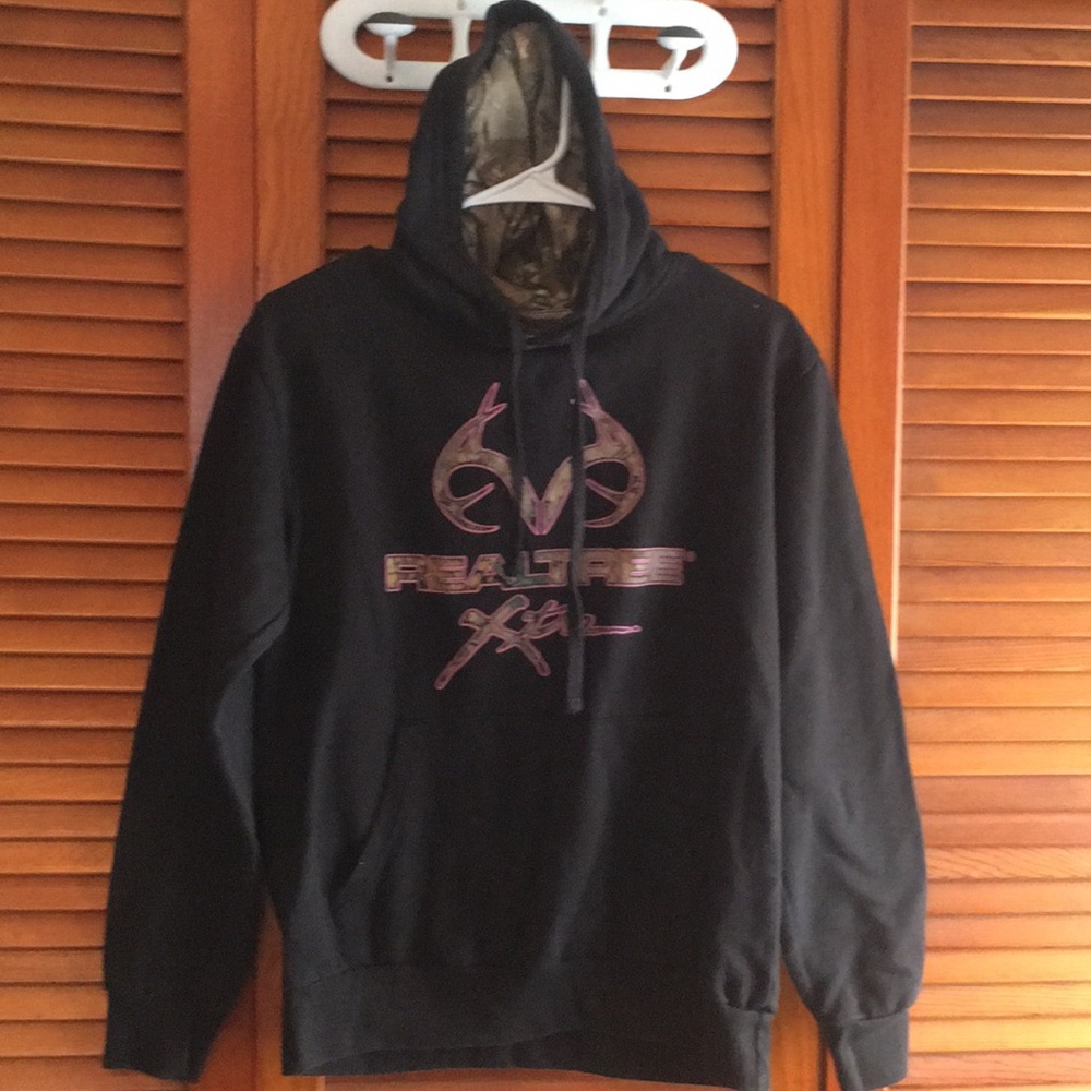 Camo/pink hoodie